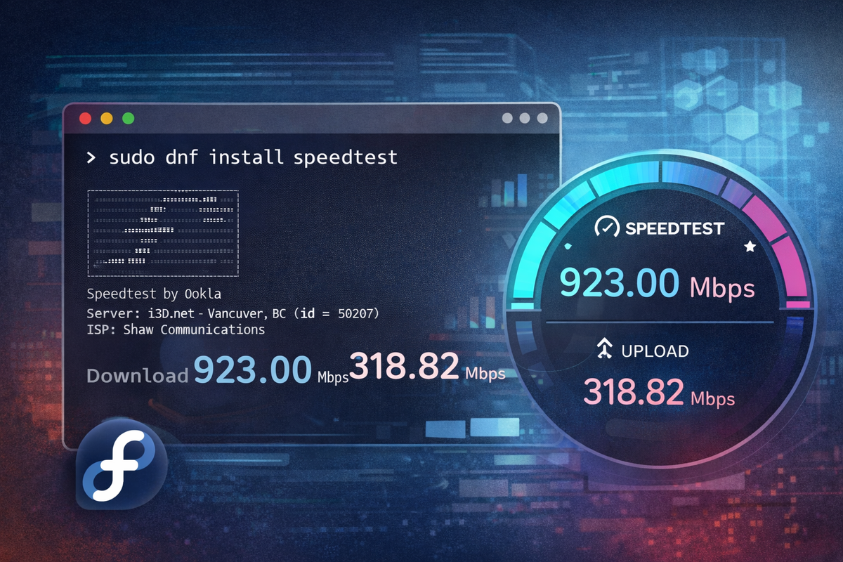 How to Install Speedtest CLI on Fedora
